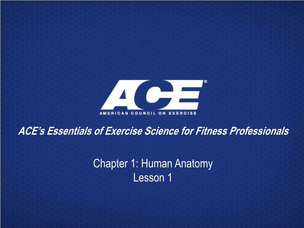 ace s essentials of exercise science for fitness professionals