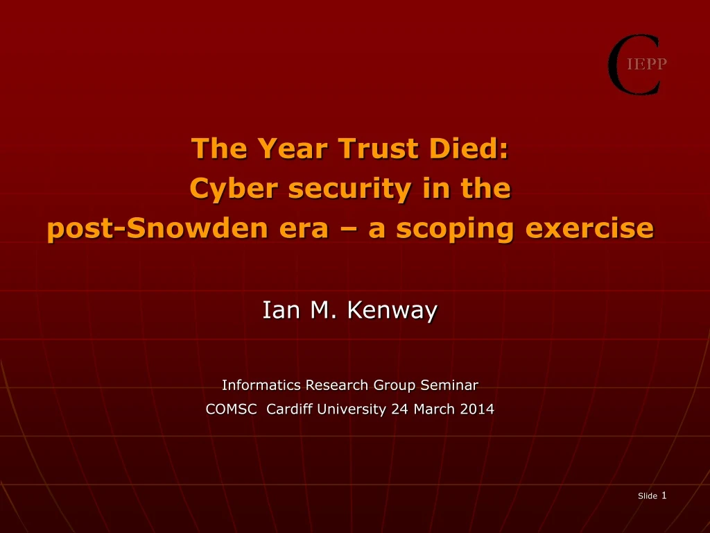 the year trust died cyber security in the post
