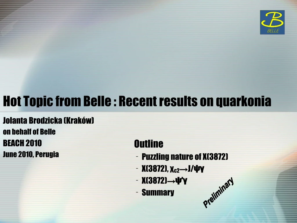 hot topic from belle recent results on quarkonia