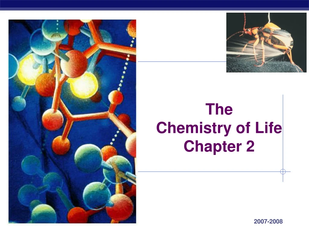 the chemistry of life chapter 2