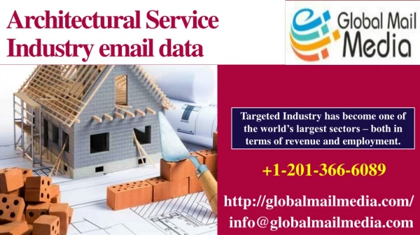 Architectural Service Industry email data