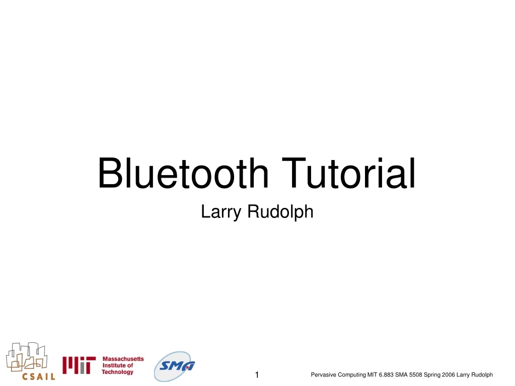 bluetooth tutorial