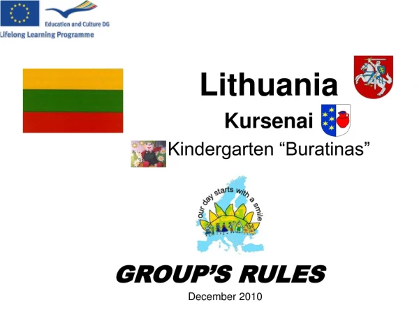 Lithuania Kursenai Kindergarten “Buratinas”