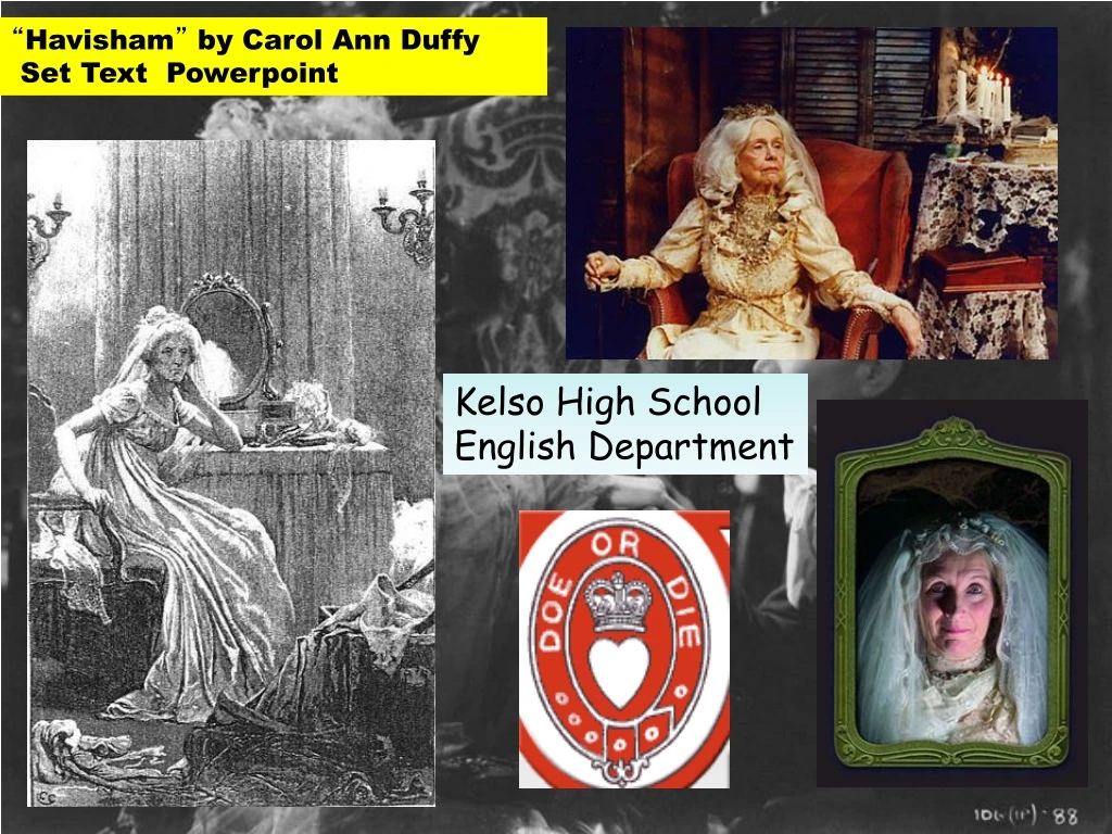 havisham by carol ann duffy set text powerpoint