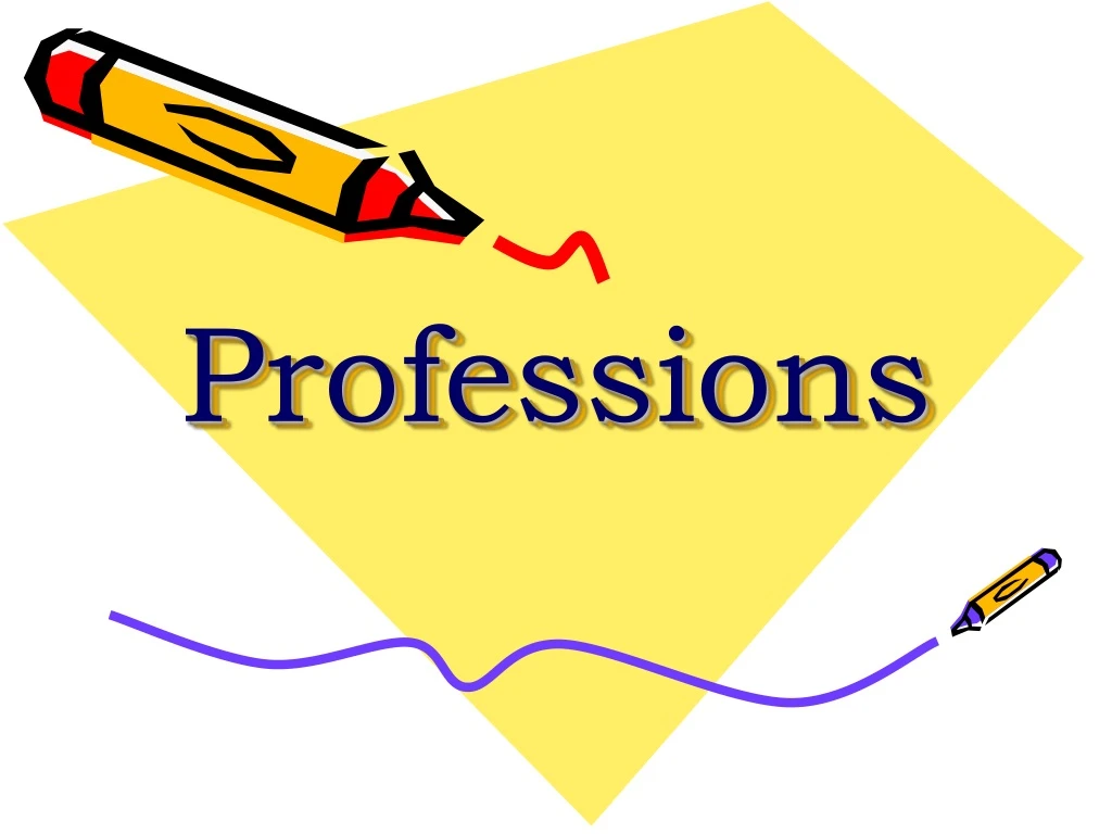 presentation about professions