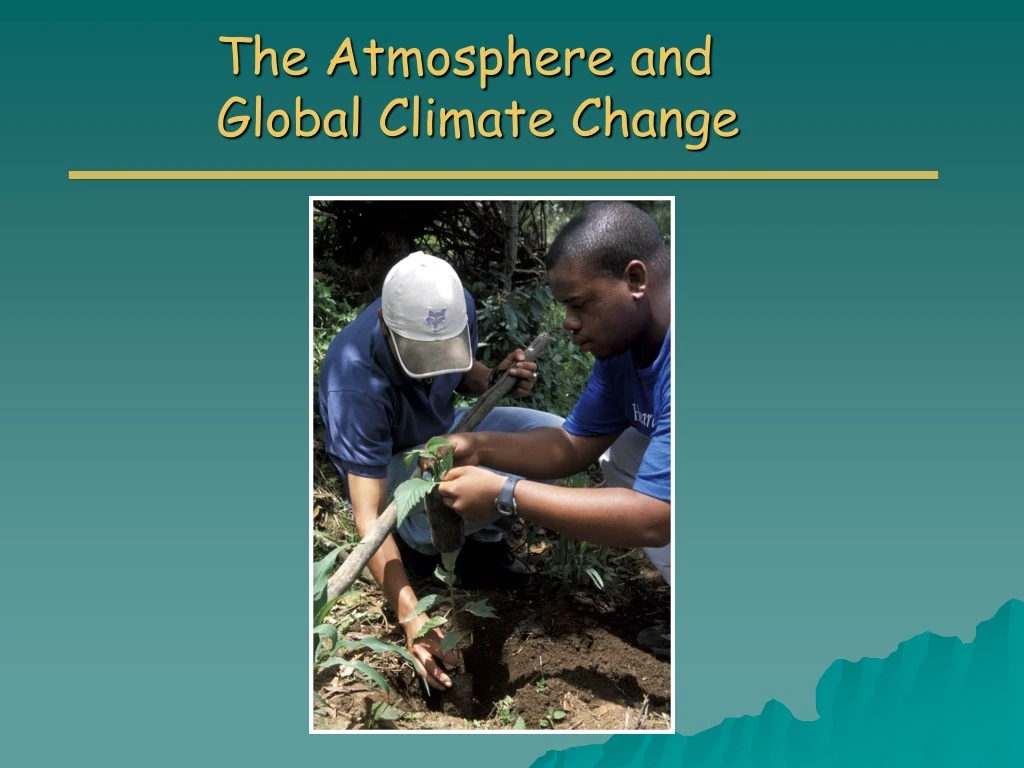 the atmosphere and global climate change