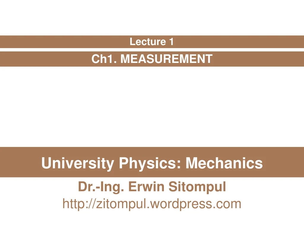 university physics mechanics