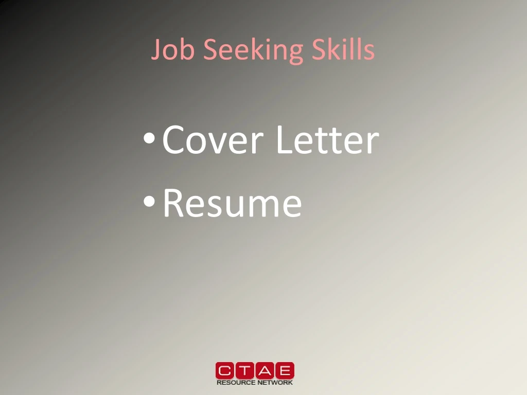 job seeking skills