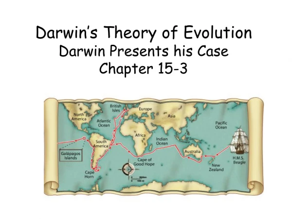 Darwin’s Theory of Evolution Darwin Presents his Case Chapter 15-3