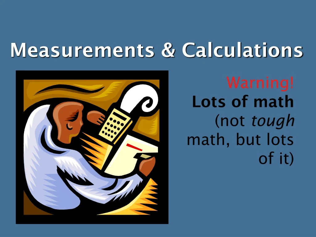 measurements calculations