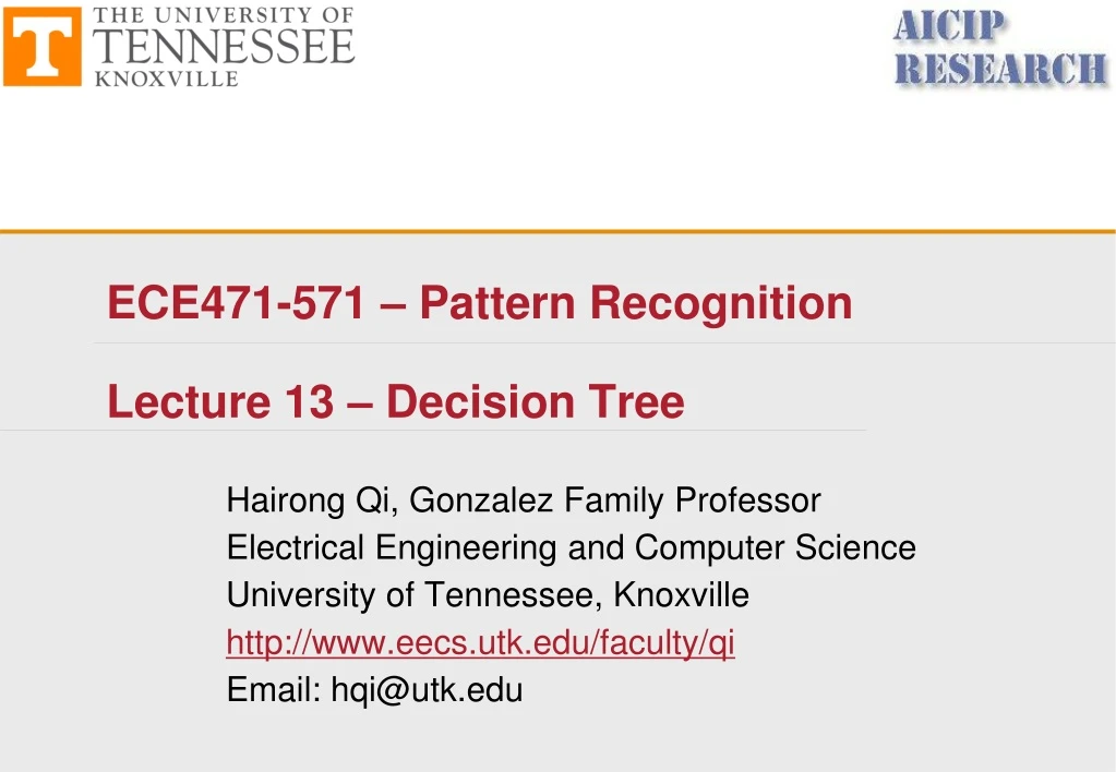 ece471 571 pattern recognition lecture 13 decision tree