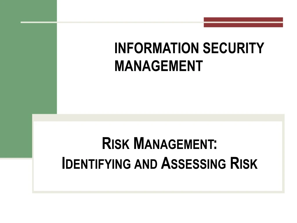 information security management