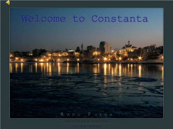 Welcome to Constanta