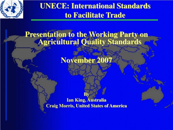 UNECE: International Standards to Facilitate Trade