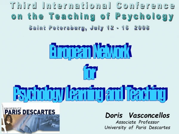 European Network for Psychology Learning and Teaching