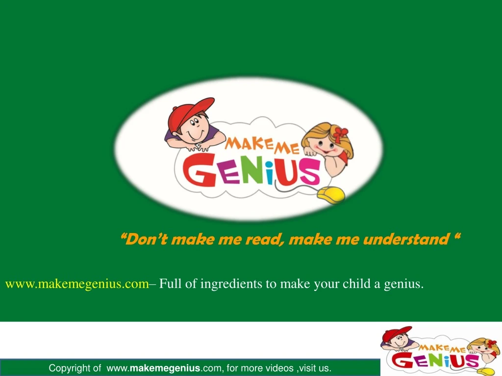 www makemegenius com full of ingredients to make