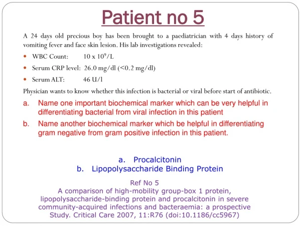 Patient no 5