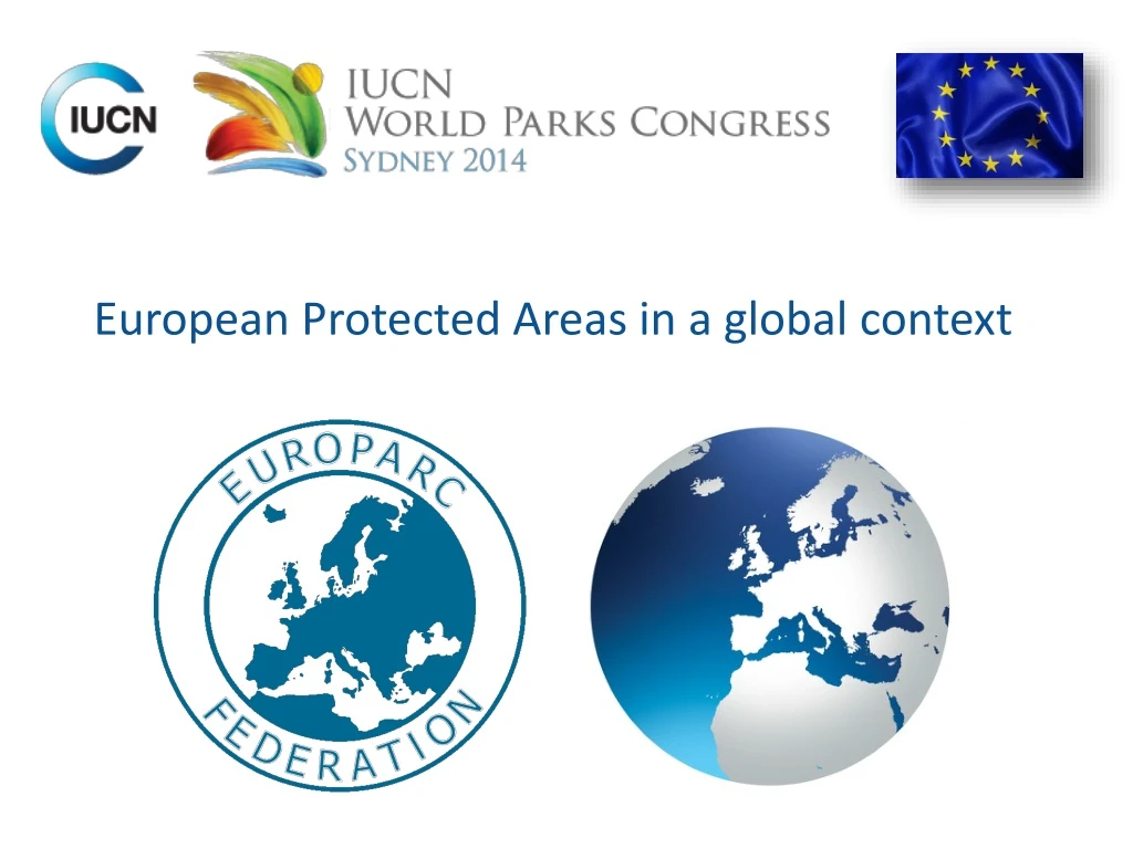 european protected areas in a global context