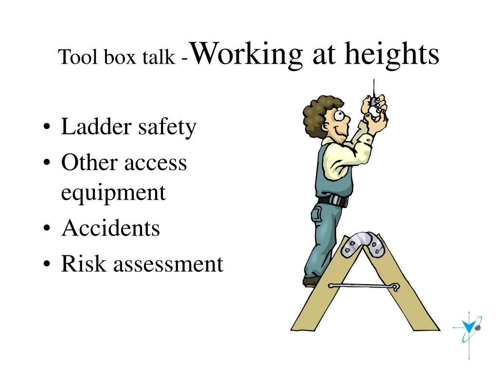 tool box talk working at heights