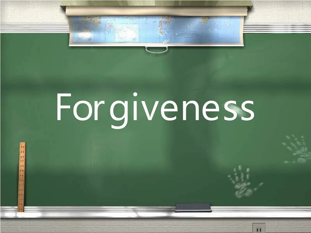 forgiveness