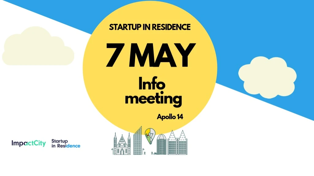 startup in residence the hague may 7th 2019
