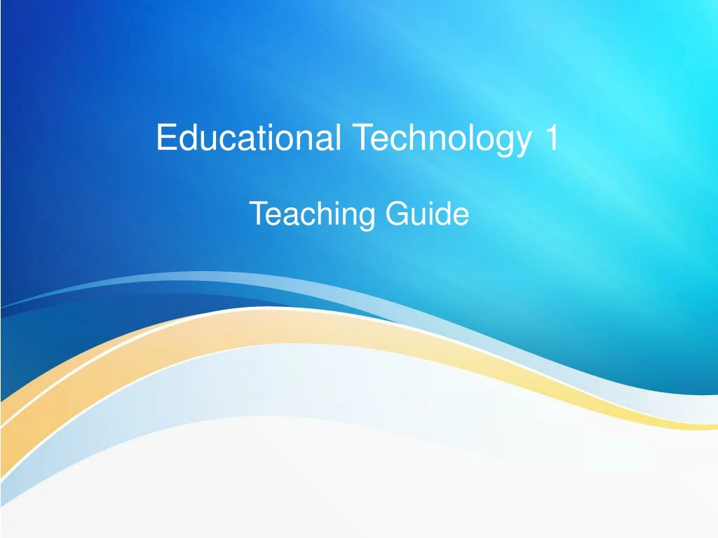 educational technology 1