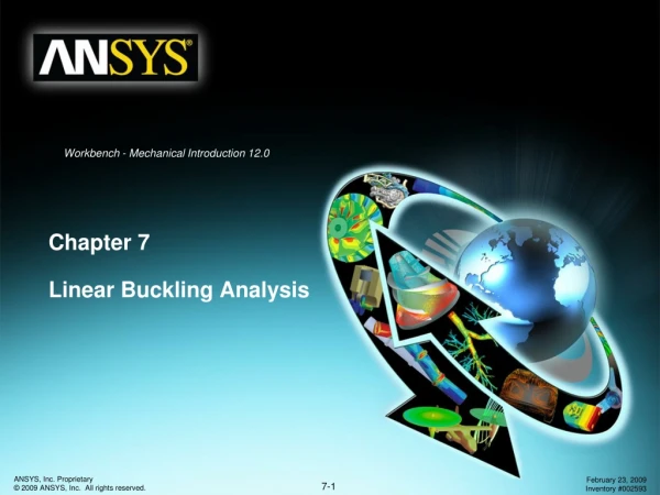 Chapter 7 Linear Buckling Analysis
