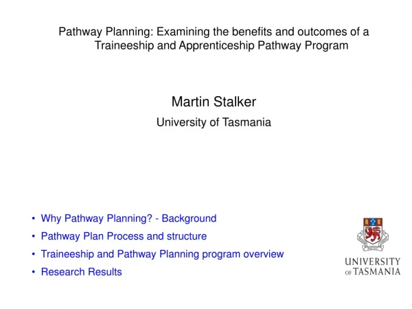 Why Pathway Planning? - Background Pathway Plan Process and structure