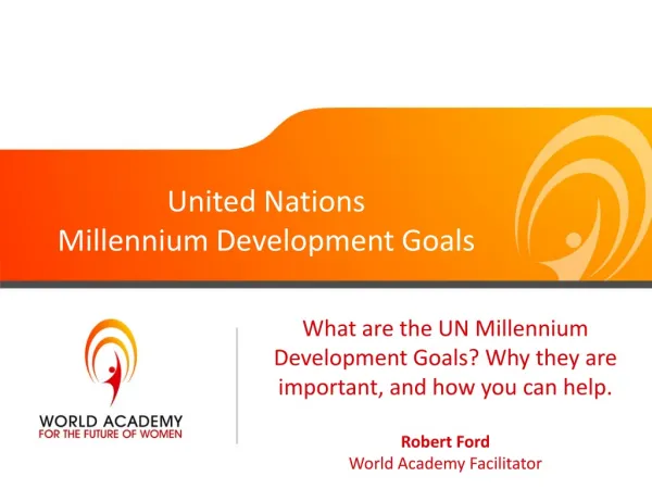UN Millenium Development Goals