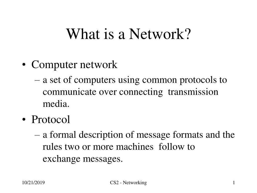 what is a network