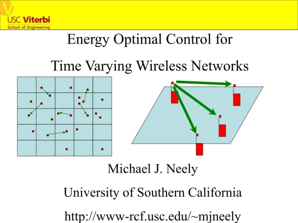 Energy Optimal Control for Time Varying Wireless Networks
