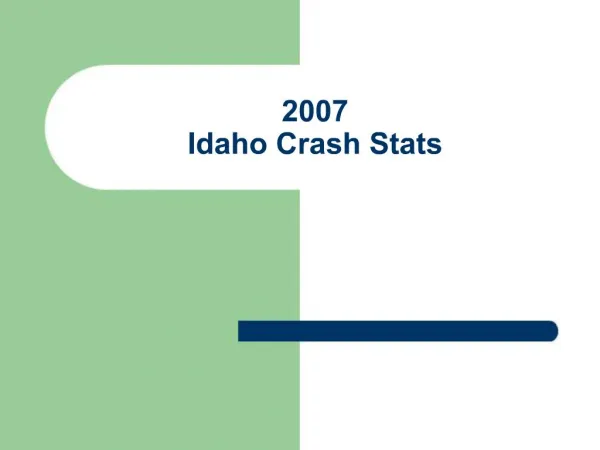 2007 Idaho Crash Stats