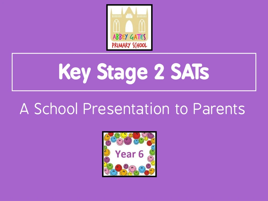 key stage 2 sats