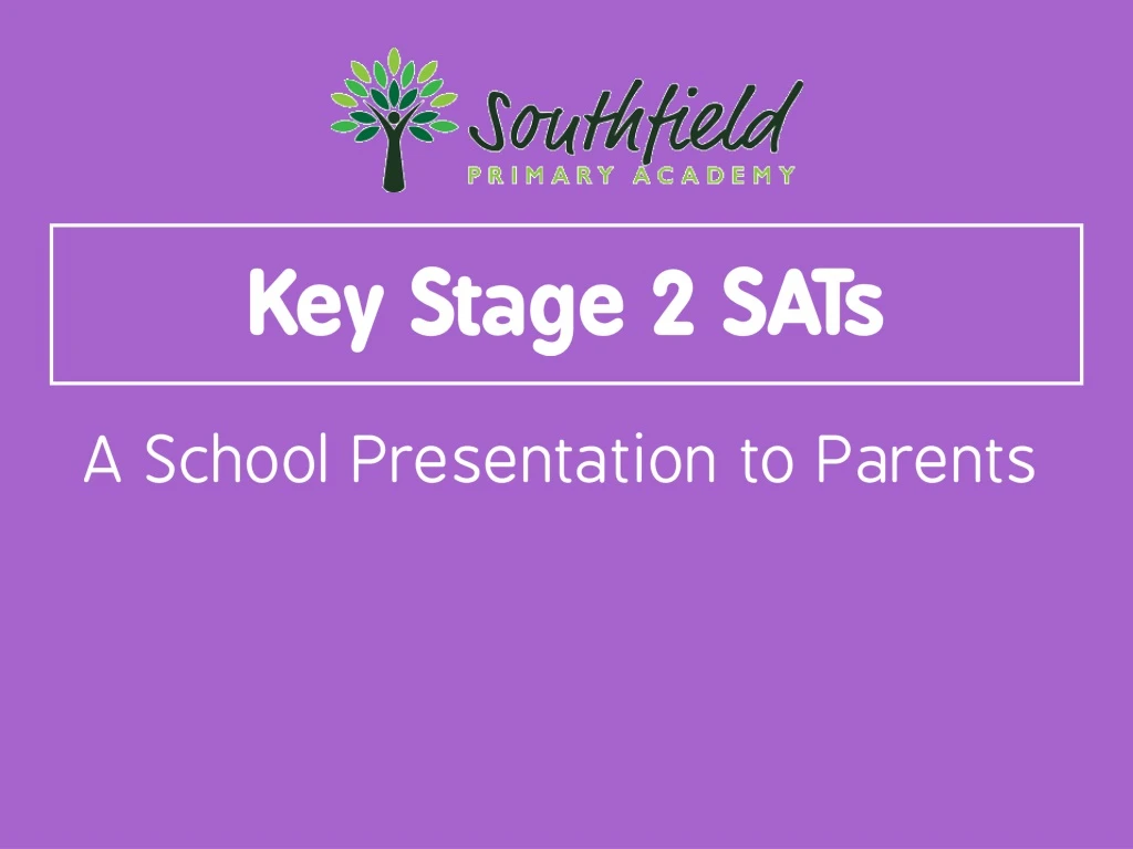 key stage 2 sats