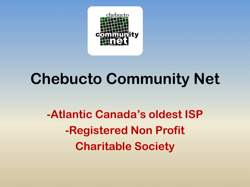 chebucto community net