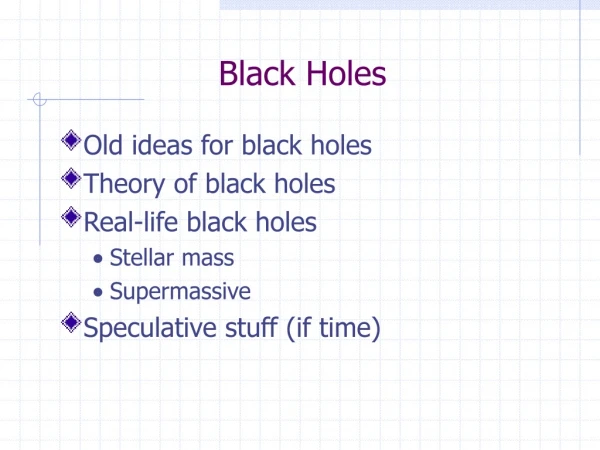 Black Holes