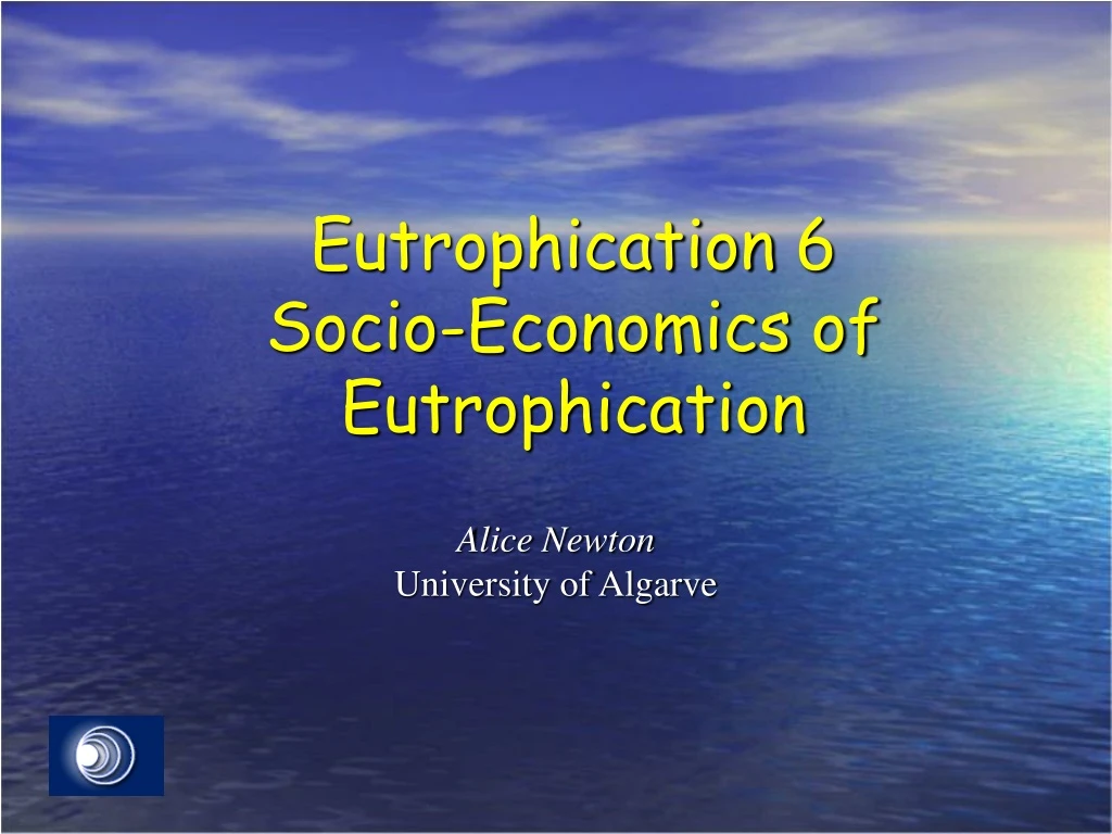 eutrophication 6 socio economics of eutrophication