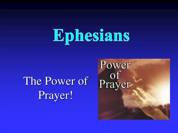 The Power of Prayer!