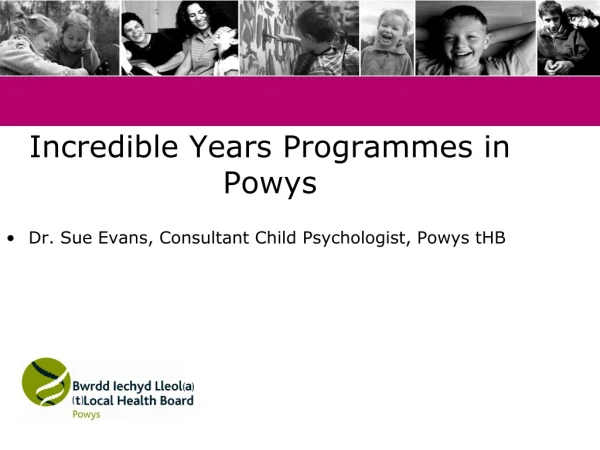 Incredible Years Programmes in Powys