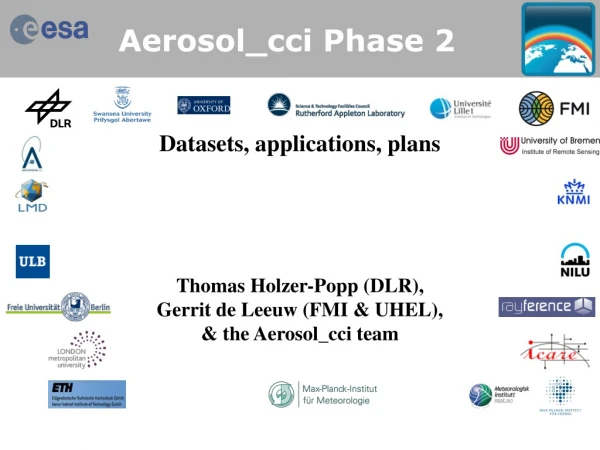 Aerosol_cci Phase 2