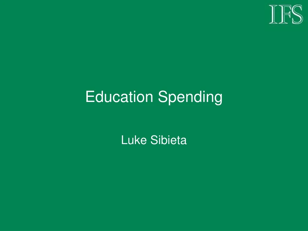 education spending