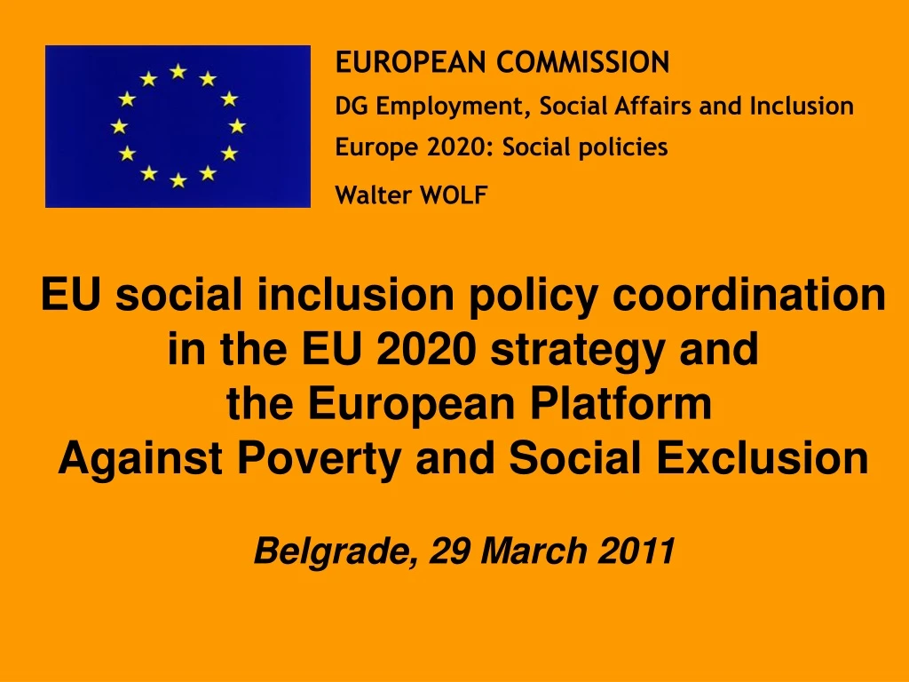 eu social inclusion policy coordination