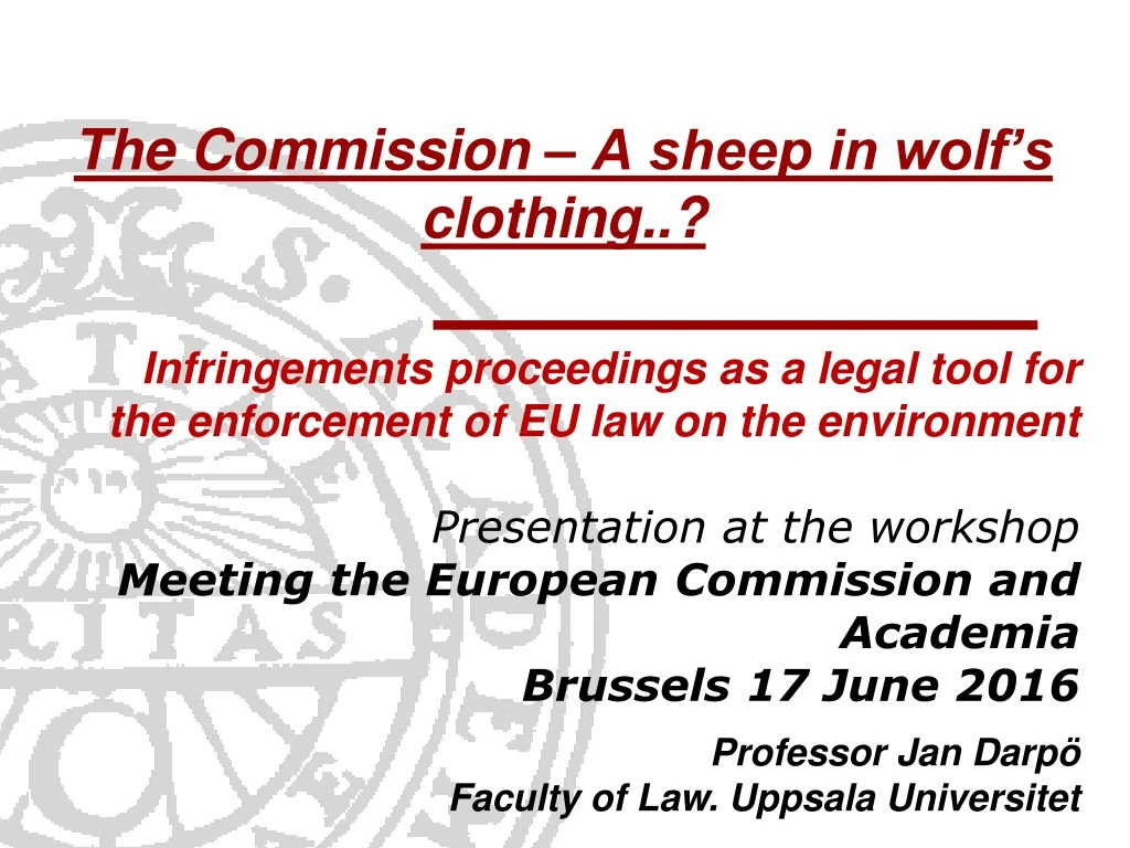 the commission a sheep in wolf s clothing