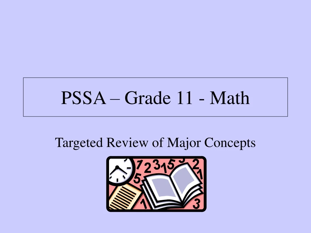 pssa grade 11 math