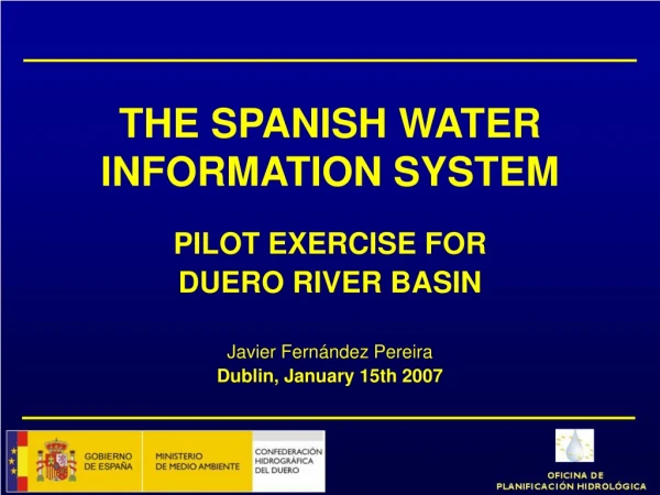THE SPANISH WATER INFORMATION SYSTEM