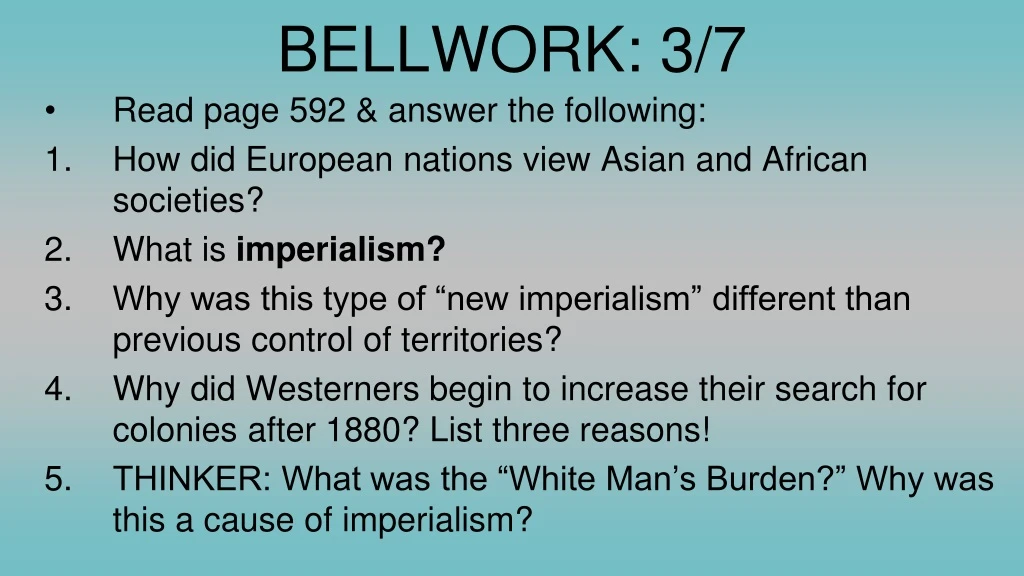 bellwork 3 7
