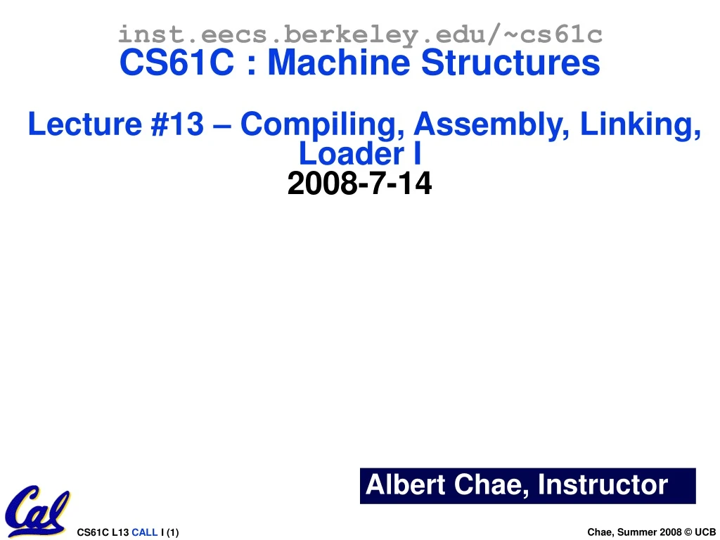 inst eecs berkeley edu cs61c cs61c machine