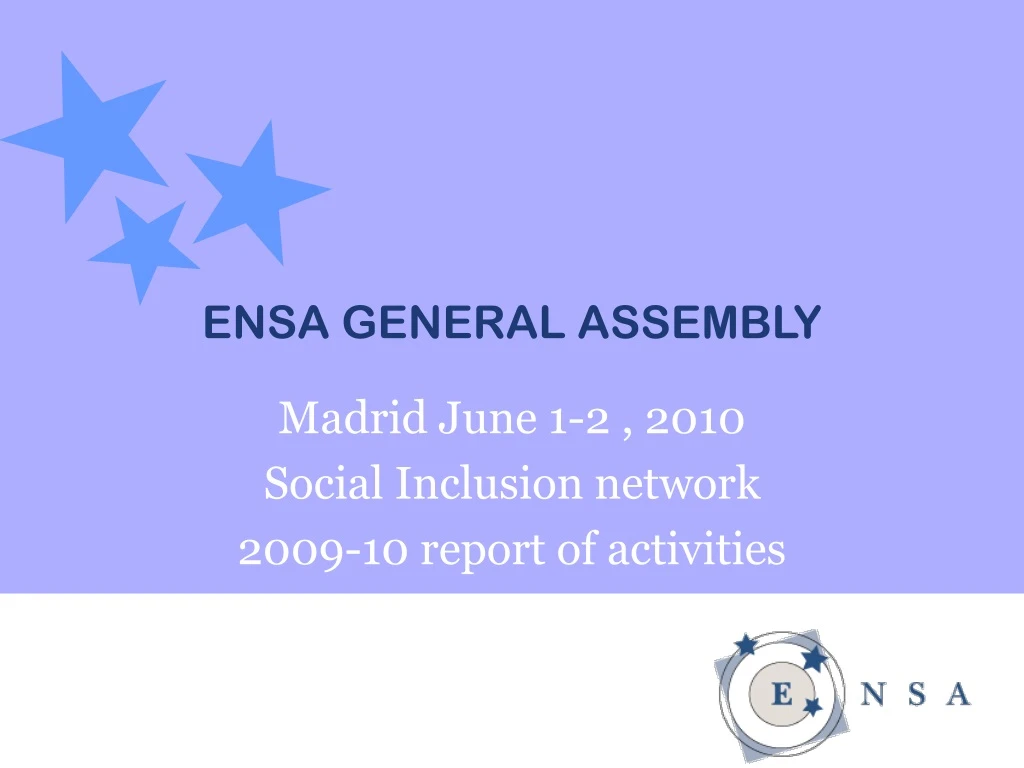 ensa general assembly