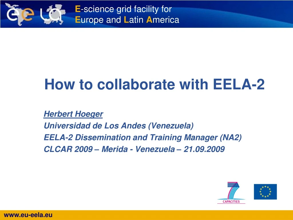 how to collaborate with eela 2