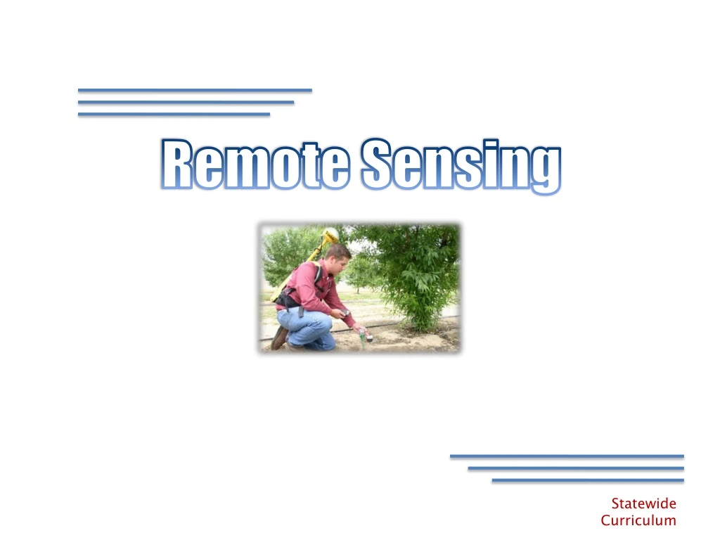 remote sensing